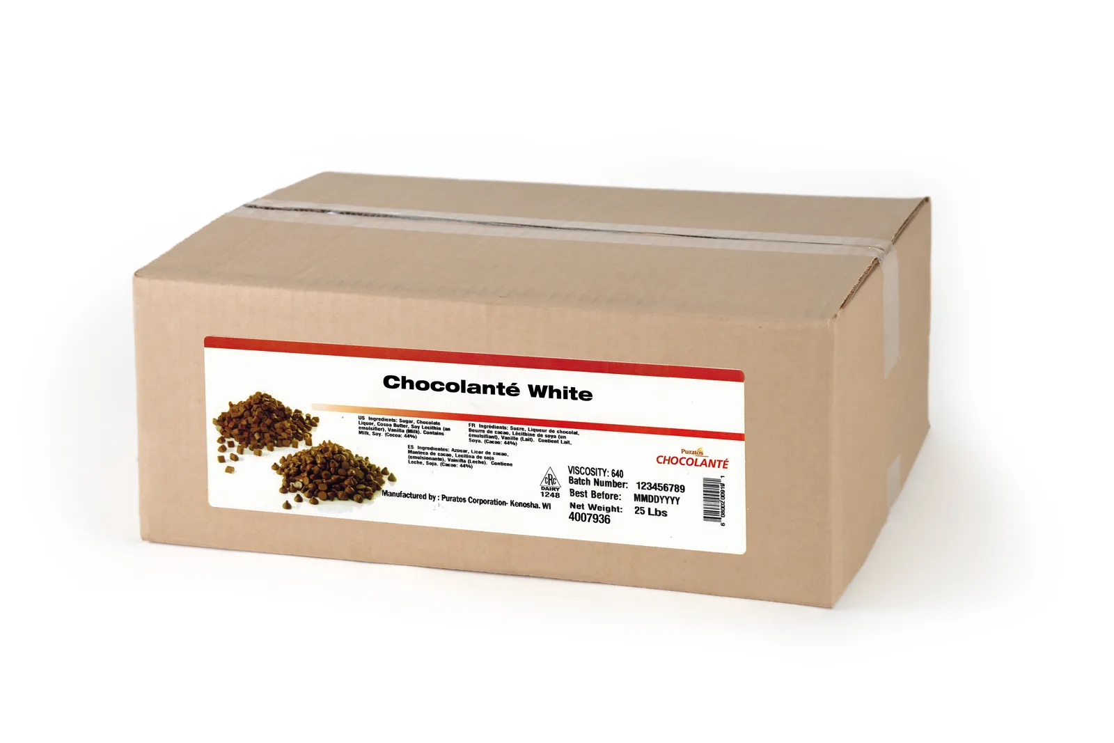 Chocolanté Dark Semisweet Chunks 600ct - Puratos